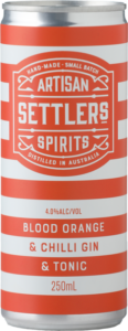 12 must-have spirits for any drinks list in autumn and winter 2022 9 197818 Settlers Blood Orange Chilli Gin Tonic Cans small