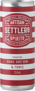 16 essential spirits for your liquor menu in spring and summer 2022 8 197819 Settlers Rare Dry Gin Tonic Cans