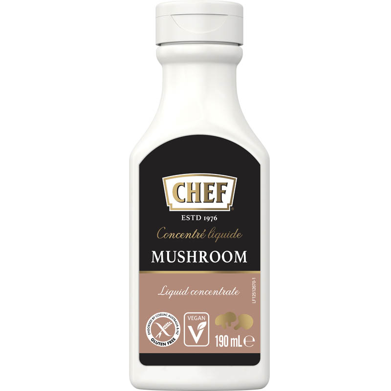 Transform everyday dishes with CHEF 2 Mushroom Liquid Concentrate.