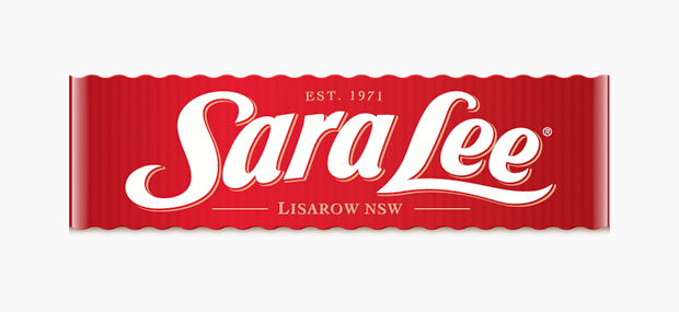 Sara Lee logo crawl through